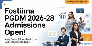 FOSTIIMA Business School Delhi Opens Applications for MBA Admission 2026–28; Register Now @fostiima.org